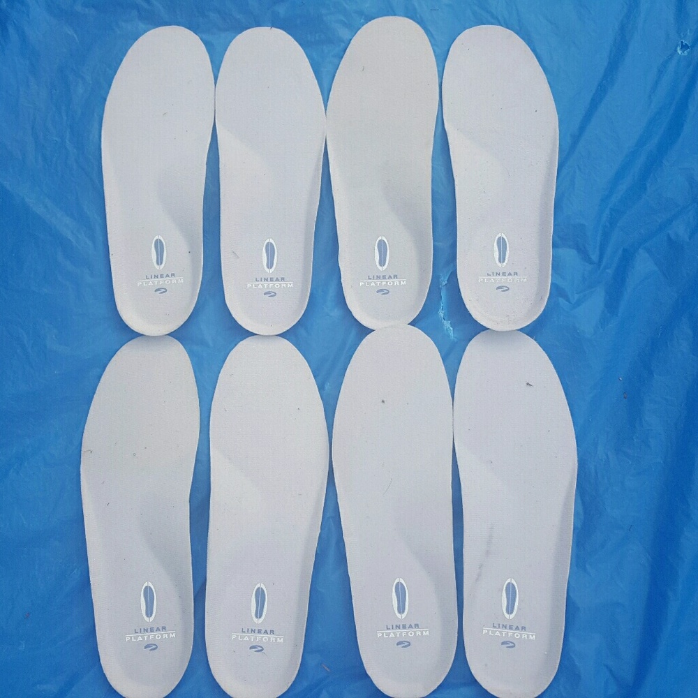 4 pairs Cloud liner linear platform insoles (7.5?)